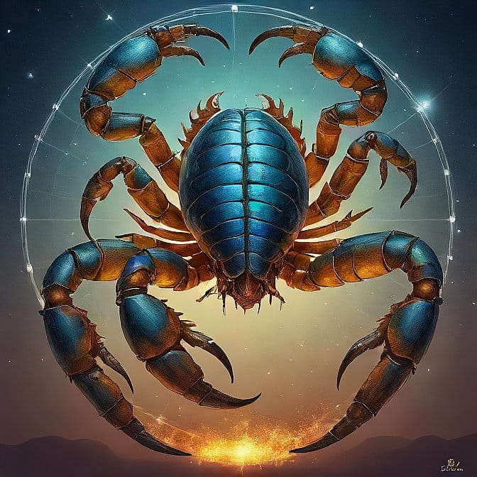 Scorpio zodiac sign & its symbol