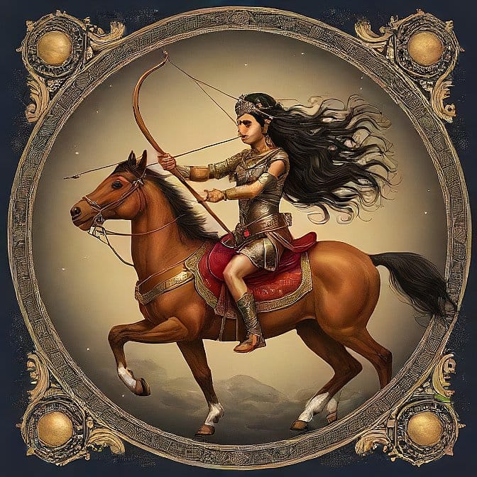 Sagittarius zodiac sign / symbol/ gaursgyan.com