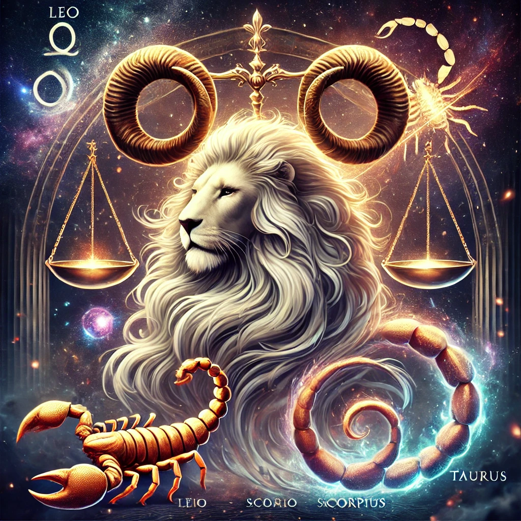 zodiac sign-Leo, Libra, Scorpio, Taurus, and Sagittarius